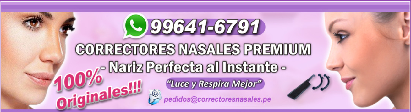 Correctores nasales premium Perú